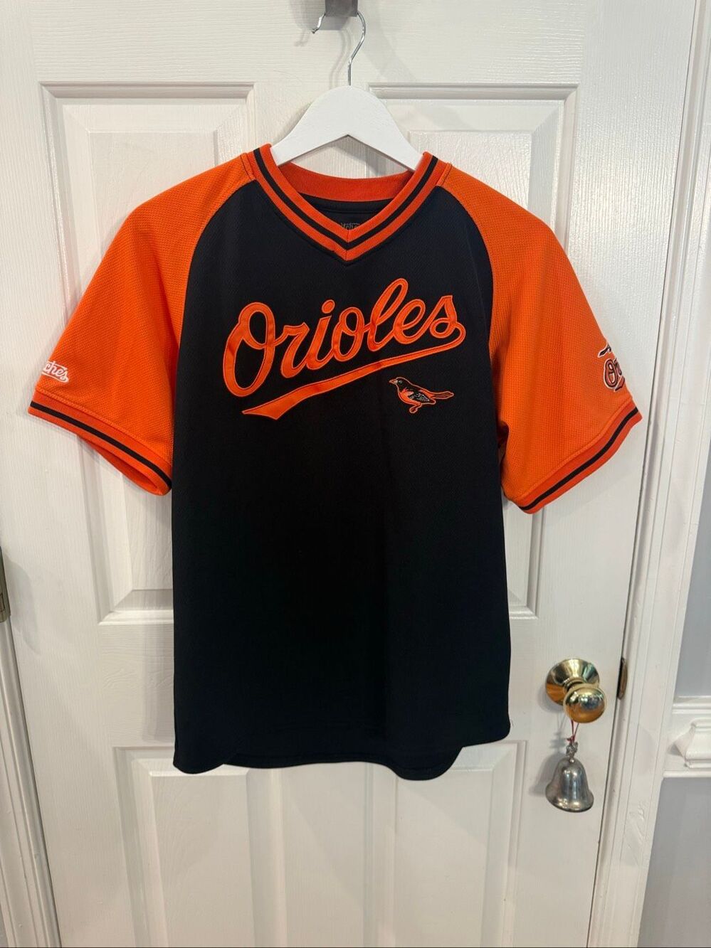 Stitches & MLB Lot if 2  Youth Baltimore Orioles Jerseys sz XL and XXL EUC